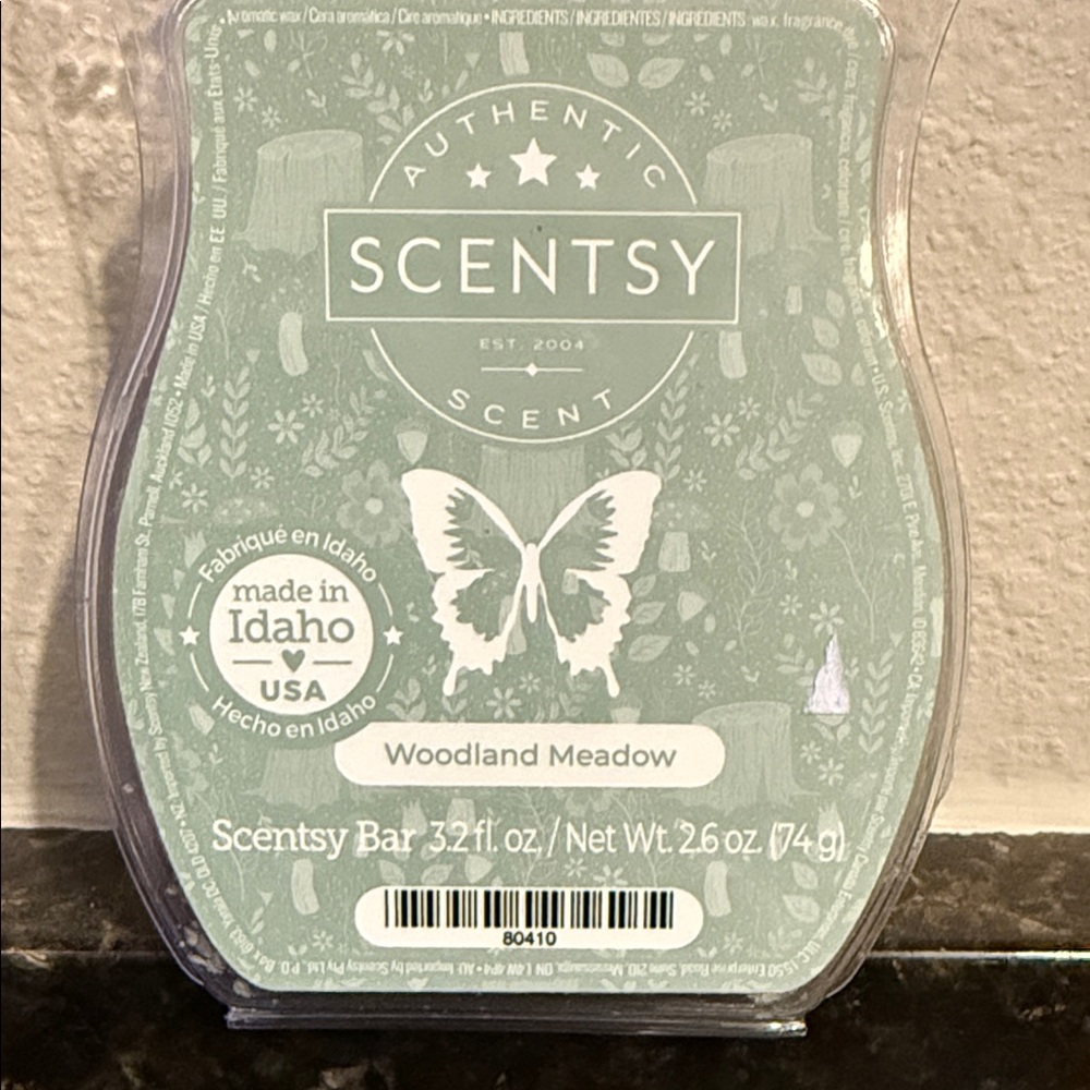 Scentsy Woodland Meadow Scent Bar - Soft Green